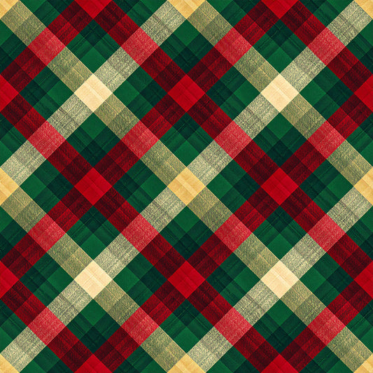 Whimsical Christmas Pattern 16 Quilting Cotton Fabric