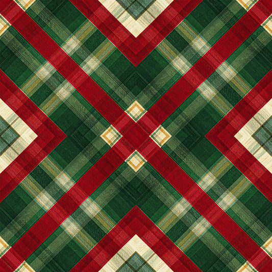 Whimsical Christmas Pattern 18 Quilting Cotton Fabric