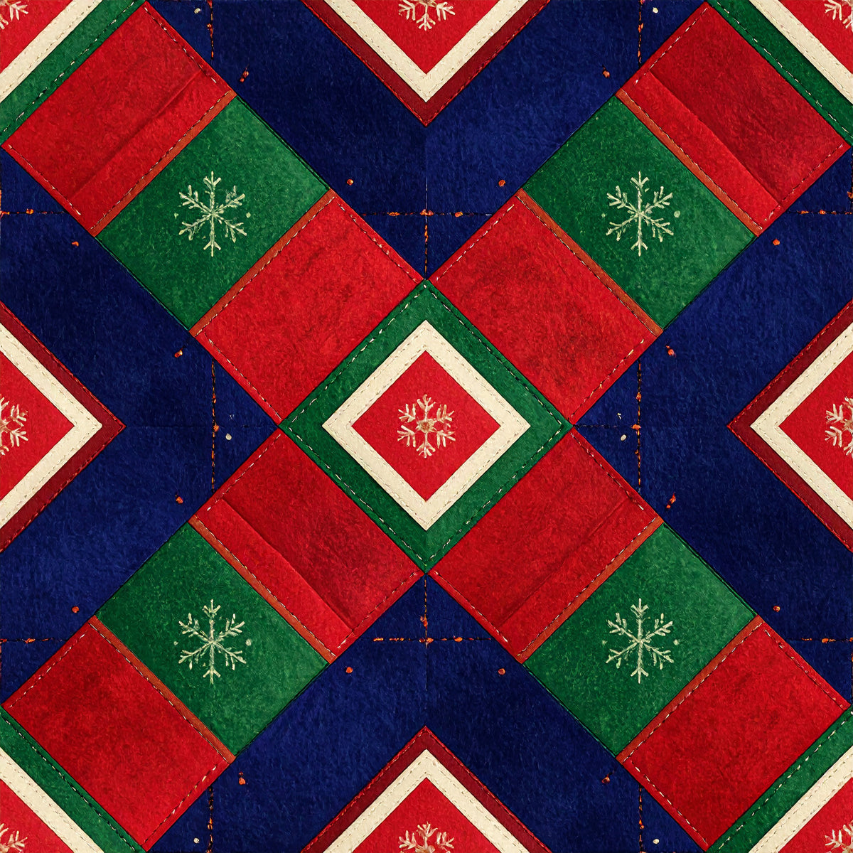 Whimsical Christmas Pattern 19 Quilting Cotton Fabric