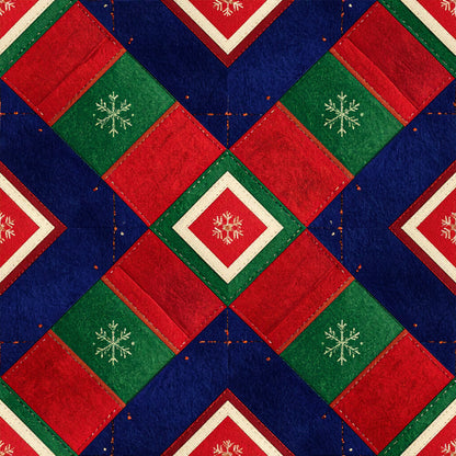 Whimsical Christmas Pattern 19 Quilting Cotton Fabric