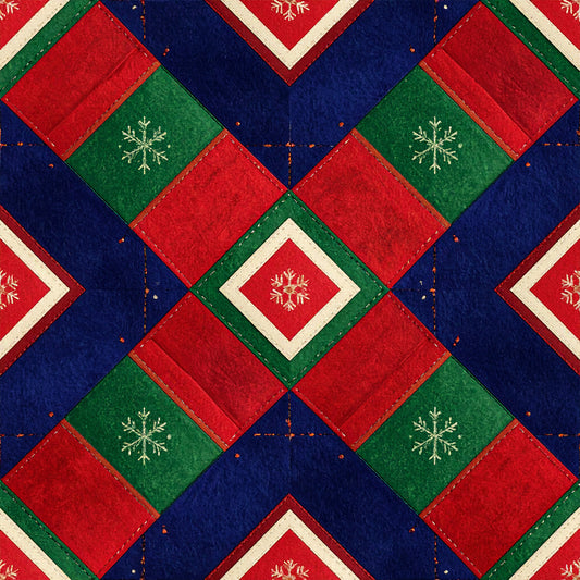Whimsical Christmas Pattern 19 Quilting Cotton Fabric