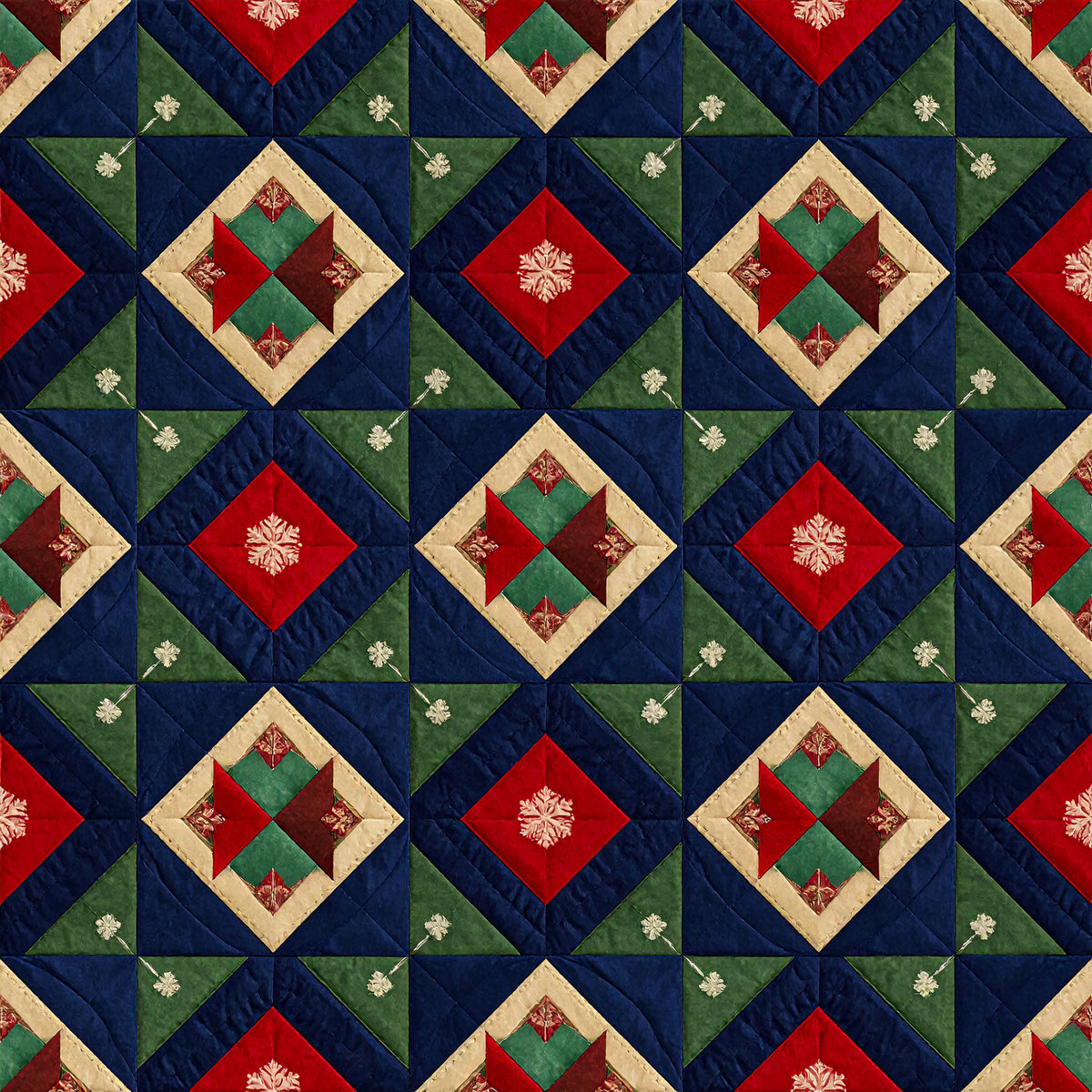 Whimsical Christmas Pattern 20 Quilting Cotton Fabric