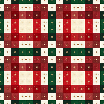 Whimsical Christmas Pattern 22 Quilting Cotton Fabric