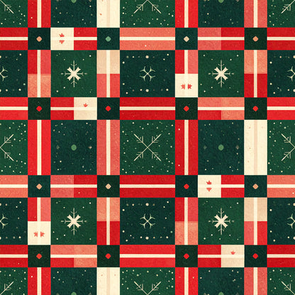 Whimsical Christmas Pattern 23 Quilting Cotton Fabric