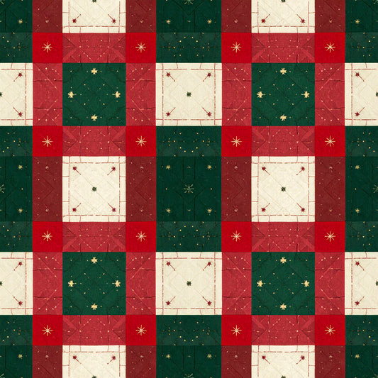 Whimsical Christmas Pattern 24 Quilting Cotton Fabric