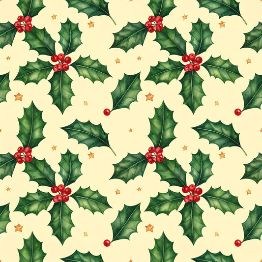 Whimsical Christmas Pattern 25 Quilting Cotton Fabric