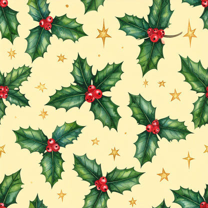 Whimsical Christmas Pattern 26 Quilting Cotton Fabric