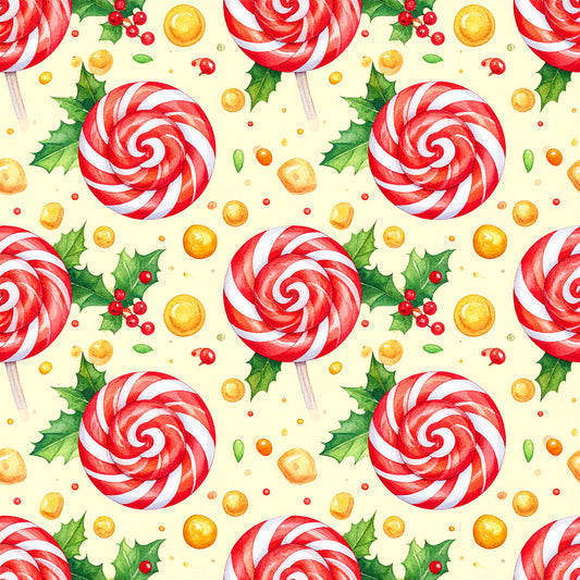 Whimsical Christmas Pattern 27 Quilting Cotton Fabric