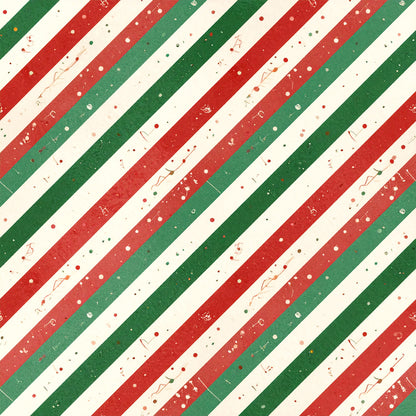 Whimsical Christmas Pattern 3 Quilting Cotton Fabric