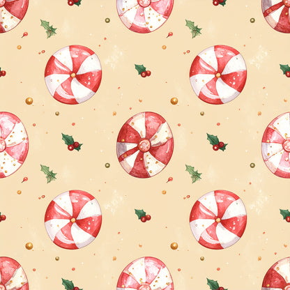 Whimsical Christmas Pattern 34 Quilting Cotton Fabric
