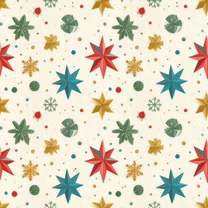 Whimsical Christmas Pattern 36 Quilting Cotton Fabric
