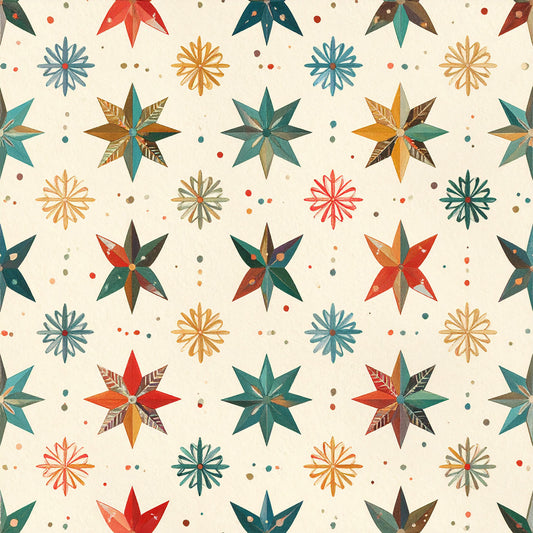 Whimsical Christmas Pattern 38 Quilting Cotton Fabric