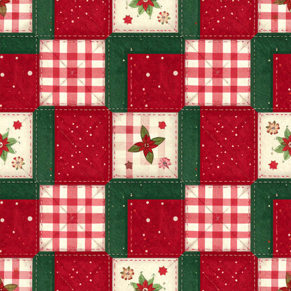 Whimsical Christmas Pattern 6 Quilting Cotton Fabric
