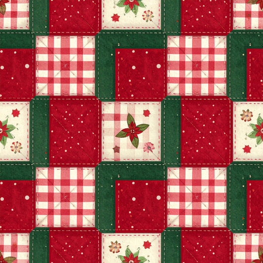 Whimsical Christmas Pattern 6 Quilting Cotton Fabric