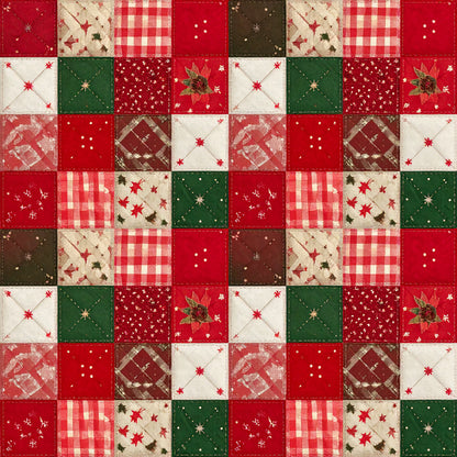 Whimsical Christmas Pattern 7 Quilting Cotton Fabric
