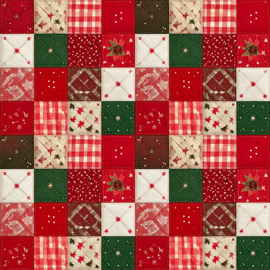 Whimsical Christmas Pattern 7 Quilting Cotton Fabric