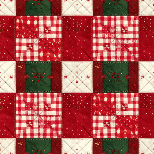 Whimsical Christmas Pattern 8 Quilting Cotton Fabric