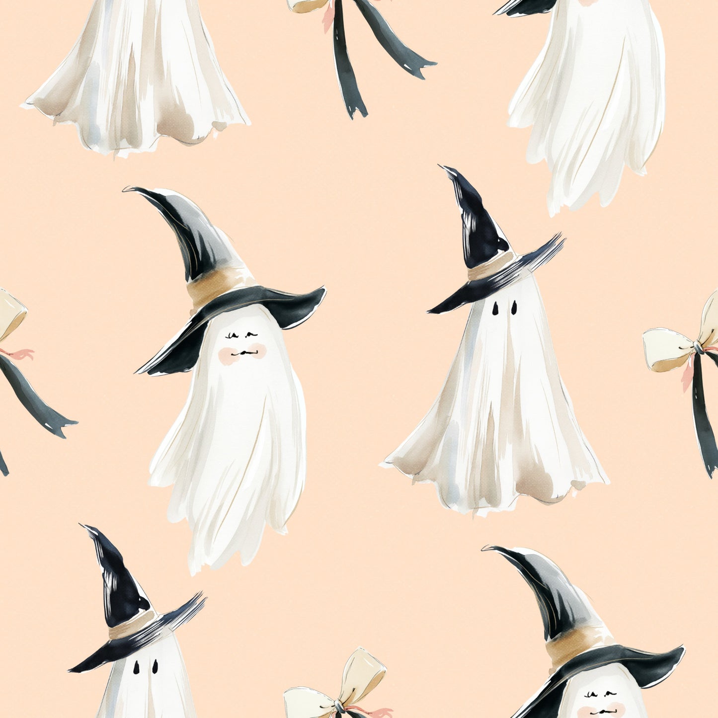 Whimsical Halloween Pattern 1 Quilting Cotton Fabric
