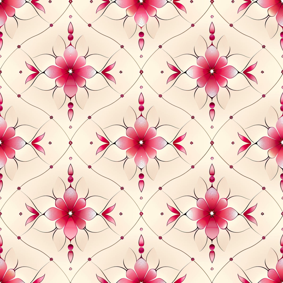 Whispers of Pink Pattern 12 Quilting Cotton Fabric