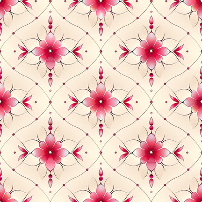 Whispers of Pink Pattern 12 Quilting Cotton Fabric
