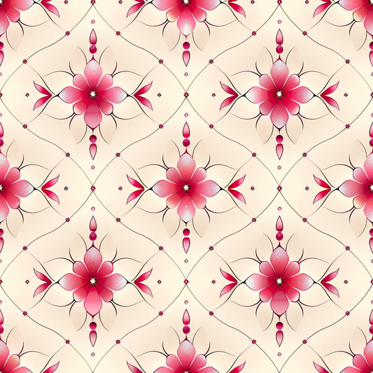 Whispers of Pink Pattern 12 Quilting Cotton Fabric