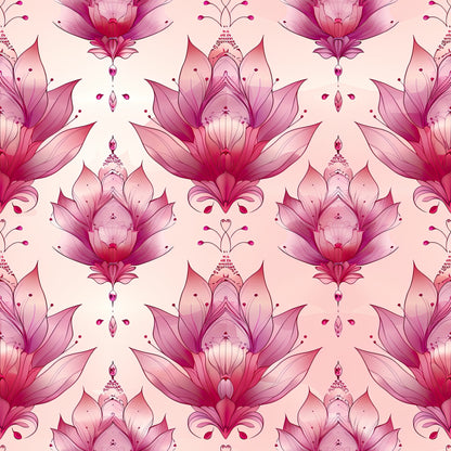 Whispers of Pink Pattern 7 Quilting Cotton Fabric