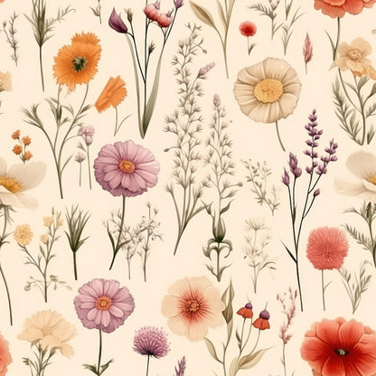 Wildflowers Pattern 6 Quilting Cotton Fabric