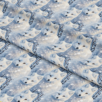 Winter Animals Pattern 6 Quilting Cotton Fabric