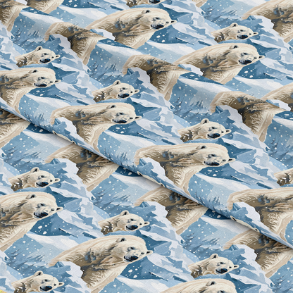 Winter Animals Pattern 9 Quilting Cotton Fabric