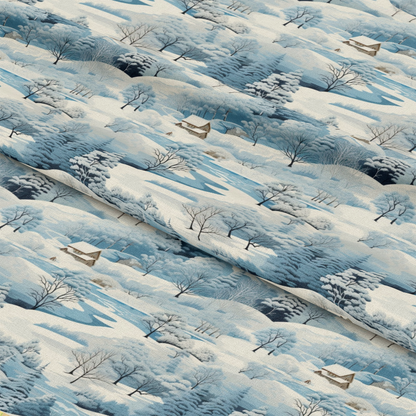 Winter Scenery Pattern 13 Quilting Cotton Fabric