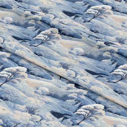 Winter Scenery Pattern 3 Quilting Cotton Fabric