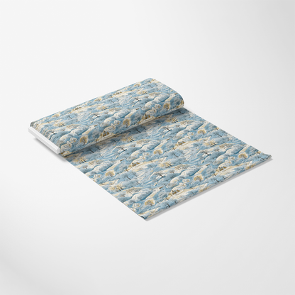 Winter Scenery Pattern 7 Quilting Cotton Fabric