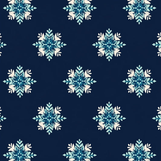 Winter Botanical Pattern 11 Quilting Cotton Fabric
