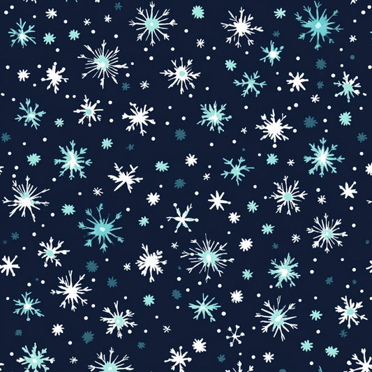 Winter Botanical Pattern 5 Quilting Cotton Fabric