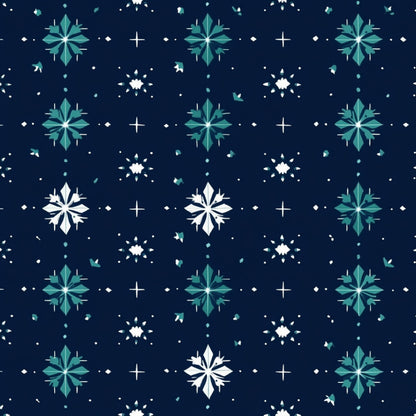 Winter Botanical Pattern 8 Quilting Cotton Fabric