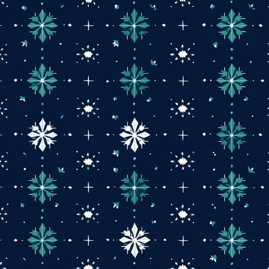 Winter Botanical Pattern 8 Quilting Cotton Fabric
