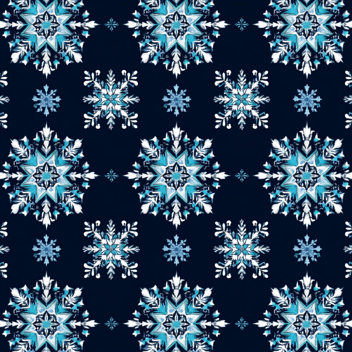 Winter Botanical Pattern 9 Quilting Cotton Fabric