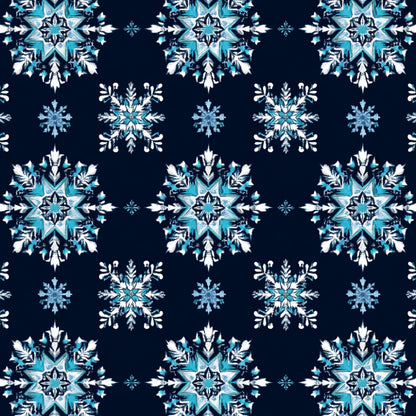 Winter Botanical Pattern 9 Quilting Cotton Fabric