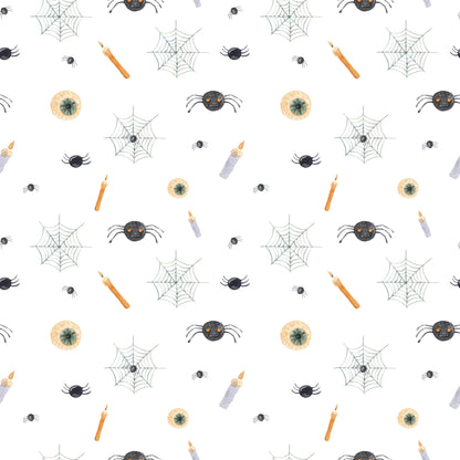 Witch And Broomstick Magic Pattern 9 Quilting Cotton Fabric