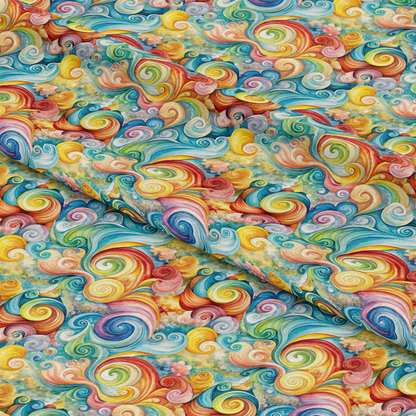 Wonderland Vortex Pattern 2 Quilting Cotton Fabric