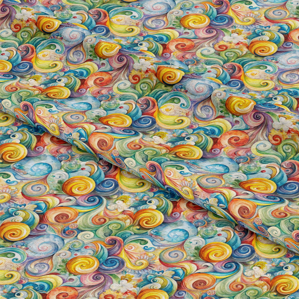 Wonderland Vortex Pattern 5 Quilting Cotton Fabric