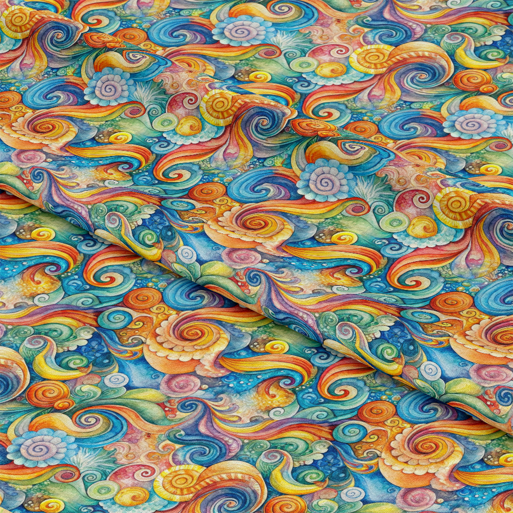 Wonderland Vortex Pattern 8 Quilting Cotton Fabric
