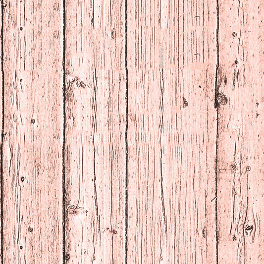 Weathered wooden planks with a light pink hue and visible knots and grain.