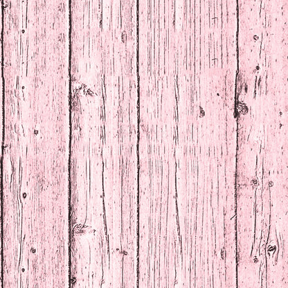 Pink-painted wooden planks with visible grain and knots, arranged vertically.