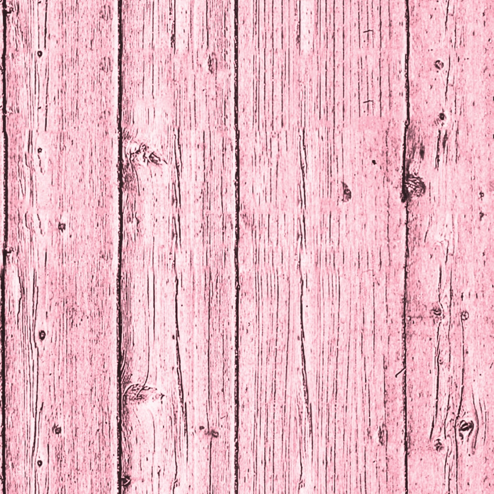 Pink wooden planks with a textured, rustic appearance, featuring natural knots and grains.