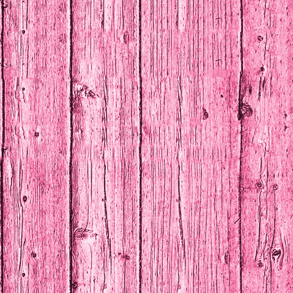 Pink wooden planks, oriented vertically with visible wood grain and knots. The texture appears rough, with uneven coloration and small imperfections across the surface.