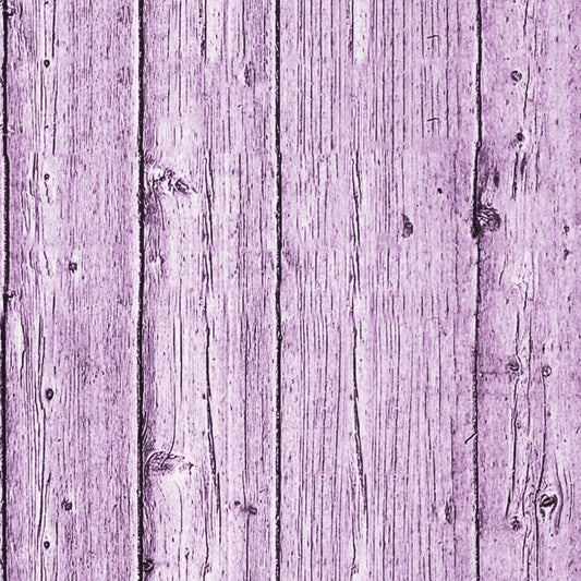 Purple-toned wooden planks with visible grain and knots arranged vertically.