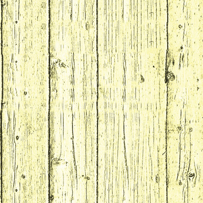 A close-up of light yellow wooden planks with visible grain and knots. The planks are aligned vertically, showing a natural texture and subtle variations in shading.