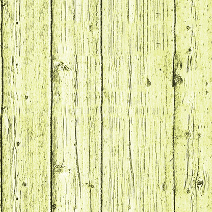 A close-up view of vertically aligned wooden planks with a yellow tint, showing visible grain patterns and textures.