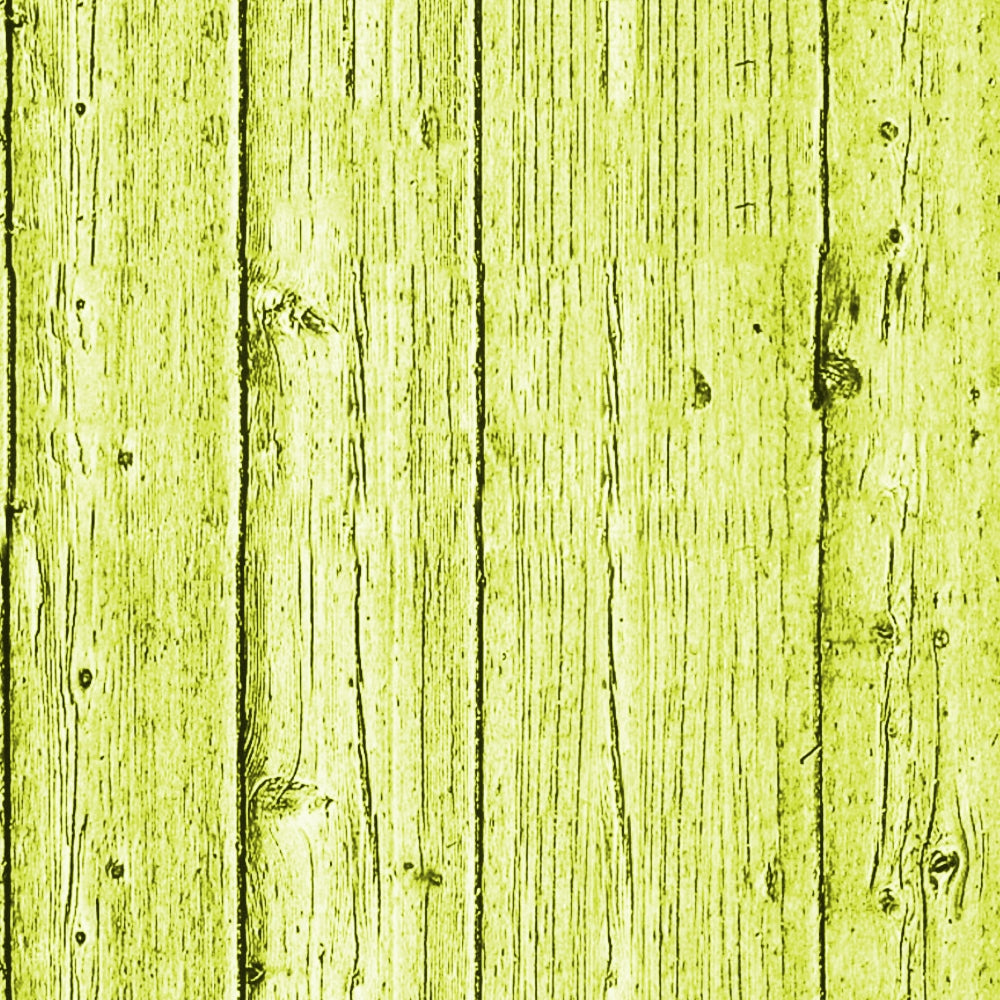 Weathered wooden planks painted light green, showing vertical grain patterns and visible knots.